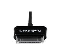 Câble USB OTG Samsung Galaxy Tab de 1 m - Adaptateur OTG USB Type A male - Noir - Câble de chargement / de données - USB mâle pour connecteur à 30