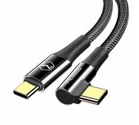 Câble USB PD 100W de Type C à C pour recharge rapide et transfert de données, cordon de chargeur 4.0 de 2m pour Xiaomi macbook Pro et Samsung S10 S20 Ultra