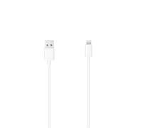 Hama Câble iPhone USB Lightning (Câble Lightning Certifié MFI, Câble de Chargeur iPhone/iPad/iPod, Cable USB - Lightning, 1.5m) Blanc