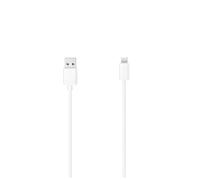 Câble USB pour iPhone/iPad avec connecteur Lightning, USB 2.0, 1,50 m - Blanc