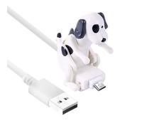 Câble USB pour recharge de téléphone portable, cordon de données pour chiot, large compatibilité, haut étroit et bas large