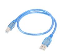 Câble USB pour Tambour et Piano Électrique, Connecteur Bleu | Alliage Tressé, Transmission Stable et Résistance aux Rayures, pour Claviers et Batteries Électroniques