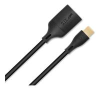 QED Connect USB A femelle vers C - Câble USB-A Femelle vers USB-C de 0,15 m