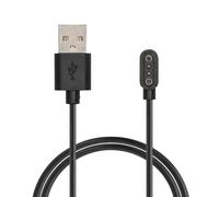 kwmobile Câble USB Compatible avec CMF by Nothing Watch Pro (D395) câble - Câble Rechange Chargeur Fitness Tracker Montre connectée - Noir