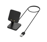 kwmobile Câble USB Compatible avec Haylou RT2 LS10 / Solar LS05 / RT LS05S - Câble Rechange Smart Watch - Chargeur Fitness Tracker Montre connectée - Noir