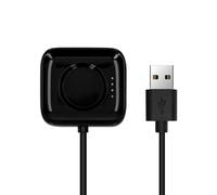 kwmobile Câble USB Compatible avec Oppo Watch 1 (46mm) câble - Câble Rechange Chargeur Fitness Tracker Montre connectée - Noir