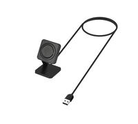 kwmobile Câble USB Compatible avec Polar Vantage V / V2 / V2 Shift/Vantage M/Ignite/Grit X - Câble Rechange Smart Watch - Chargeur Fitness Tracker Montre connectée - Noir