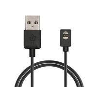 kwmobile Câble USB Compatible avec Suunto Wing câble - Câble Rechange Chargeur Fitness Tracker Montre connectée - Noir