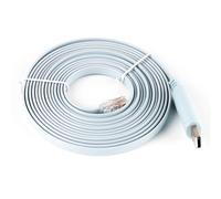 Câble USB RS232 vers RJ45 pour console de routeur Cisco Huawei, etc. Bleu 3,6 m ft232r