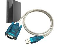 Câble USB série - Câble convertisseur, caâble convertisseur USB veers série,câblesérie USB2.0 mâlevers RS232 Femelle DB9 | Plaqué Or avec chipset PL2303 pour connecter des commutateurs, Un