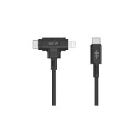 Targus Câble Lightning HyperJuice – USB‑C 24 broches mâle vers Lightning – 1,5 m Noir