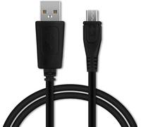 Câble USB télécommande Data et Charge 1A de 1m Compatible avec Blue Yeti Nano/Yeti X Micro USB vers USB A 2.0 Noir Fil en PVC données