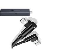 Câble USB tressé résistant pour Fire Stick 30 cm Conçu pour alimenter votre lecteur multimédia Fire Stick HDMI depuis le port USB de votre TV