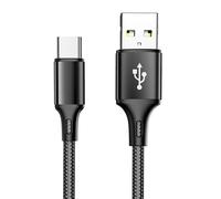 Câble Usb Type A À C Pour Samsung Galaxy S10 S20 A Xiaomi Redmi Usbc 0.5m 1m 2m 3m De Long 25cm Cordon De Chargeur De Données Court Charge Rapide.Black.1m