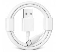Câble USB Type A vers USB Type C 1m Blanc - Charge Rapide et Transfert Données - Compatible CarPlay