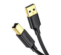 Câble USB Type B mâle pour imprimante - USB 2.0 mâle 480 Mbps 1 m Noir