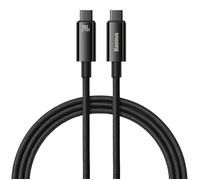 Baseus Câble USB‑C vers USB‑C Tungsten Gold 240W 3 m Noir