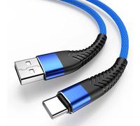 Câble Usb Type C Chargeur De Données Pour Samsung A51 A52 S10 S20 Huawei P30 Mate 30 Honor 20 Xiaomi Mi 10 Redmi Note 8 11 Charge Rapide Long Fil 1m 2m 3m Cordon De Téléphone Porta.Bleu.0.25 M
