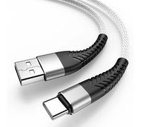 Câble Usb Type C Chargeur De Données Pour Samsung A51 A52 S10 S20 Huawei P30 Mate 30 Honor 20 Xiaomi Mi 10 Redmi Note 8 11 Charge Rapide Long Fil 1m 2m 3m Cordon De Téléphone Porta.Blanc.0.25 M
