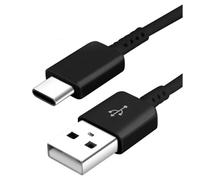 Cable USB Type C Chargeur Noir pour Samsung Galaxy A8 / S9 / S9 Plus