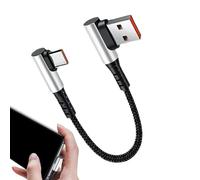 Câble USB Type C - Cordon Adaptateur Couple | Câble de Charge Rapide 6A C pour Voiture, PC, Ordinateur Portable et de données, Cordon de Charge Court Durable