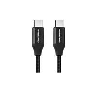 Akashi Câble USB-C vers USB-C ALTCABLTCTCBLK – Charge rapide 3A, Synchro 1 m Noir
