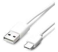 Câble USB Type-C - MECER - 1 m - Blanc - 5 Gbps - Charge 5V/3A