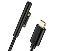 4smarts Câble USB-C pour Microsoft Surface – Recharge rapide 1 m Noir