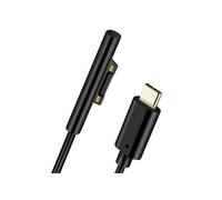 4smarts Câble USB-C pour Microsoft Surface – Recharge rapide 1 m Noir