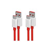 Câble USB Type-C OnePlus 1m Rouge Charge Rapide Dash Warp Charge
