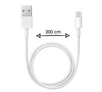 Câble USB Type C - PH26 - 2 Mètres - Recharge/Synchronisation - Compatible Doogee et nubia