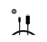 Cable usb type c vers hdmi 4k 60hz 2m noir