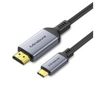 Câble USB Type-C vers HDMI 4K/60Hz - Transfert d'écran haute résolution pour téléphones, tablettes et ordinateurs portables 1,2 m