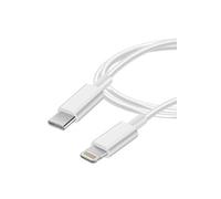 Câble USB Type C vers Lightning 1M Charge et Synchronisation Blanc