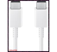 cable usb type c vers usb type c original samsung ep-dn975 - 100w - charge et synchro - 1m Blanc