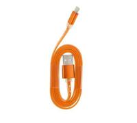 Cable Usb Type Nylon Orange compatible Iphone I5 / S / C / 6 / Ipad / Se