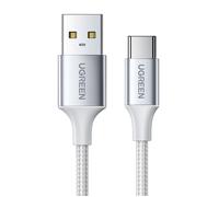 Ugreen Câble tressé USB-A vers USB-C de charge et de données – Blanc 1 m