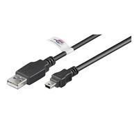 Wentronic Câble USB 5 broches Fiche A vers B-Mini 1,8m (Import Allemagne)