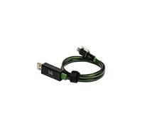 Câble USB USB 2.0 USB-A mâle, Connecteur Lightning 0.75 m vert avec LED 185962