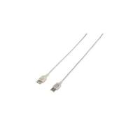 Câble USB USB 2.0 USB-A mâle, USB-A femelle 3.00 m translucide RF-4538152