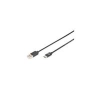 Câble USB USB 2.0 USB-A mâle, USB-C mâle 4.00 m noir flexible, feuille de blindage, blindage par tresse, blindé, blindage double, avec USB