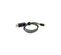 Câble USB USB 2.0 USB-A mâle, USB-Micro-B mâle 0.75 m vert avec LED 187656