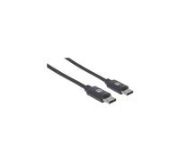Câble USB USB 2.0 USB-C mâle 0.50 m noir 354868