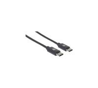 Câble USB USB 2.0 USB-C mâle 2.00 m noir 354875