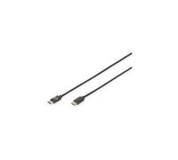 Câble USB USB 2.0 USB-C mâle, USB-C mâle 3.00 m noir flexible, feuille de blindage, blindage par tresse, blindé, blindage double, avec USB