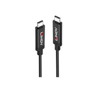 Lindy Câble USB-C 43308 – USB 3.1 Gen 2 (Type C M/M) 5 m Noir DisplayPort 1.4 actif