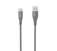 Câble USB/USB-C 3.2 gen 1 mâle/mâle avec cordon en nylon + kevlar 400D - 2m