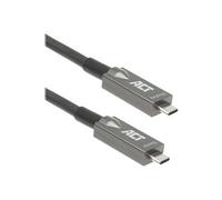 - Câble USB - USB-C (M) pour USB-C (M) - USB 3.2 Gen 2 - 20 V - 3 A - 10 m - Active Optical Cable (AOC), USB Power Delivery (60W), prise en charge de