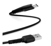 T'nB – Câble USB TCUSB02BK USB-A vers USB-C 2 m PD 18W USB 2.0 connecteurs renforcés Noir