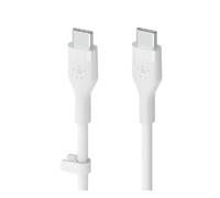 Belkin BoostCharge Flex câble USB-C vers USB-C en silicone, certifié USB-IF, recharge Power Delivery, câble USB C pour iPhone 16, iPhone 15, MacBook, iPad Pro, Galaxy S24, Google Pixel, etc, 3 m, noir